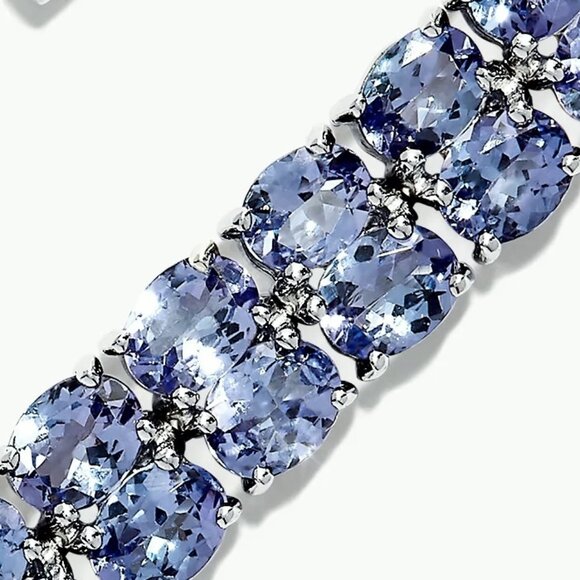 Karen Marchesa Designer Bracelet / 16 CT Natural Tanzanite / 21.5 gm / 14K - Picture 4 of 5